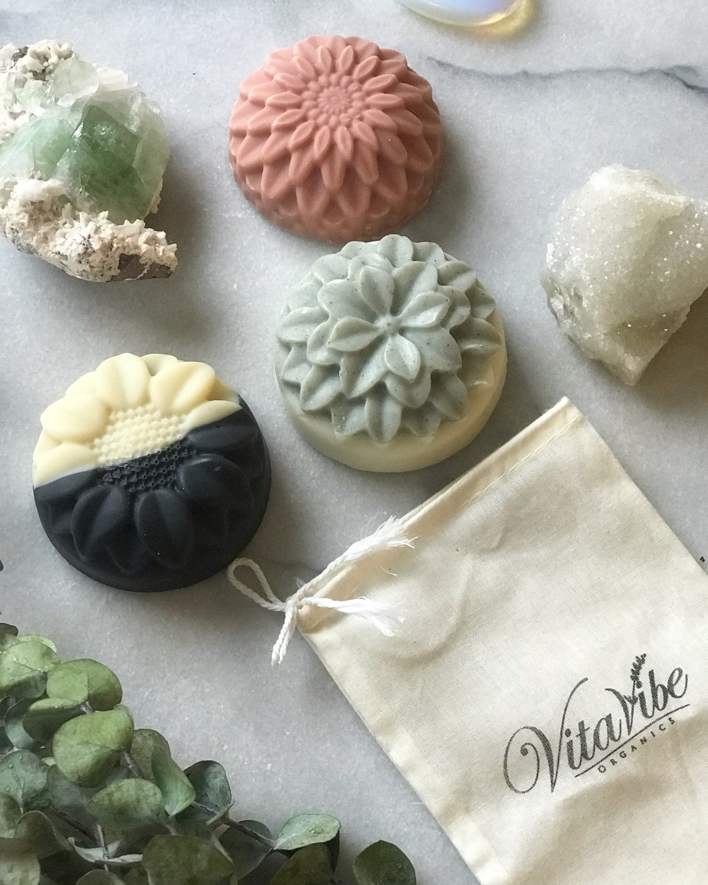 Organic palm oil free clay soap